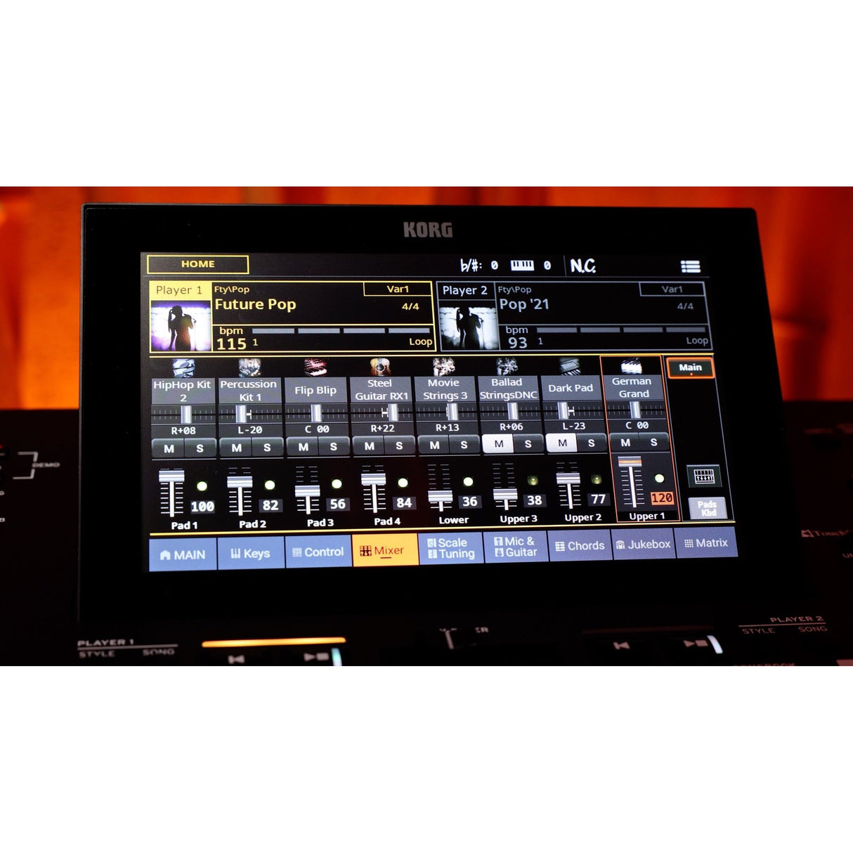 Korg Pa5X 61 ORIENTAL Arranger Keyboard met Aftertouch en Oosterse Sounds