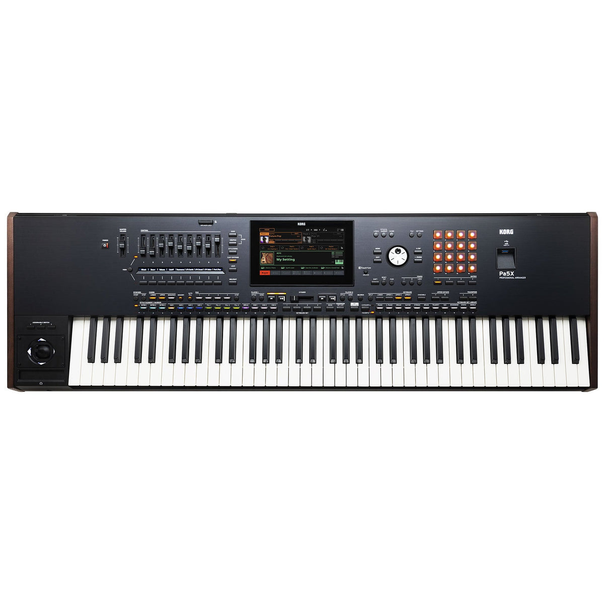 Korg Pa5X 76 Arranger Keyboard with Aftertouch, EDS-XP and 8 inch Touc ...