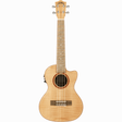 LANIKAI LKUFM-CET Tenorukelele, Flame Maple-serie, cutaway, voorversterker, tas