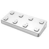 LAVA LiveDrum Pedaal, draadloze voetschakelaar voor HILAVA gitaren, 100+ ritmes, zilver, inclusief soft bag