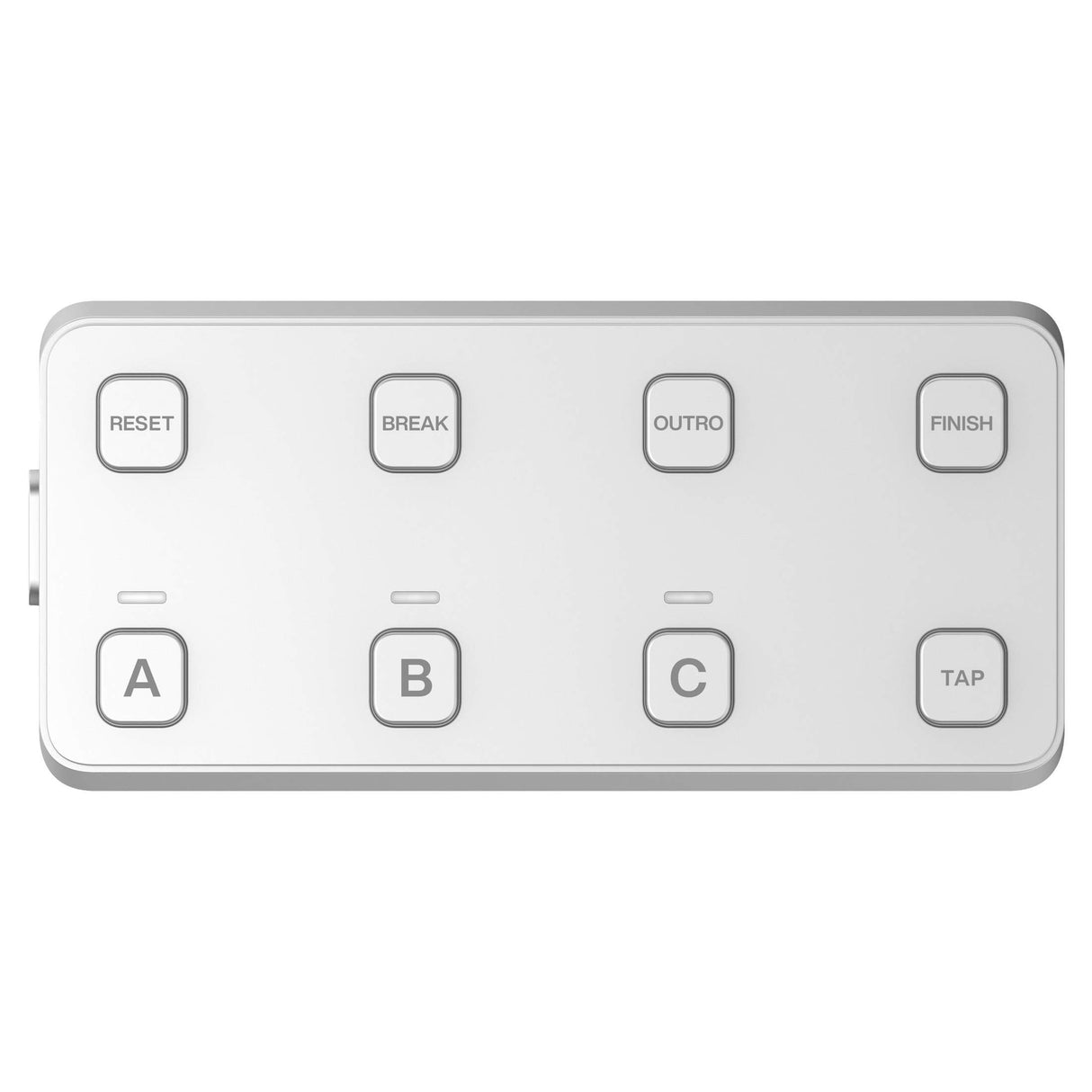 LAVA LiveDrum Pedaal, draadloze voetschakelaar voor HILAVA gitaren, 100+ ritmes, zilver, inclusief soft bag