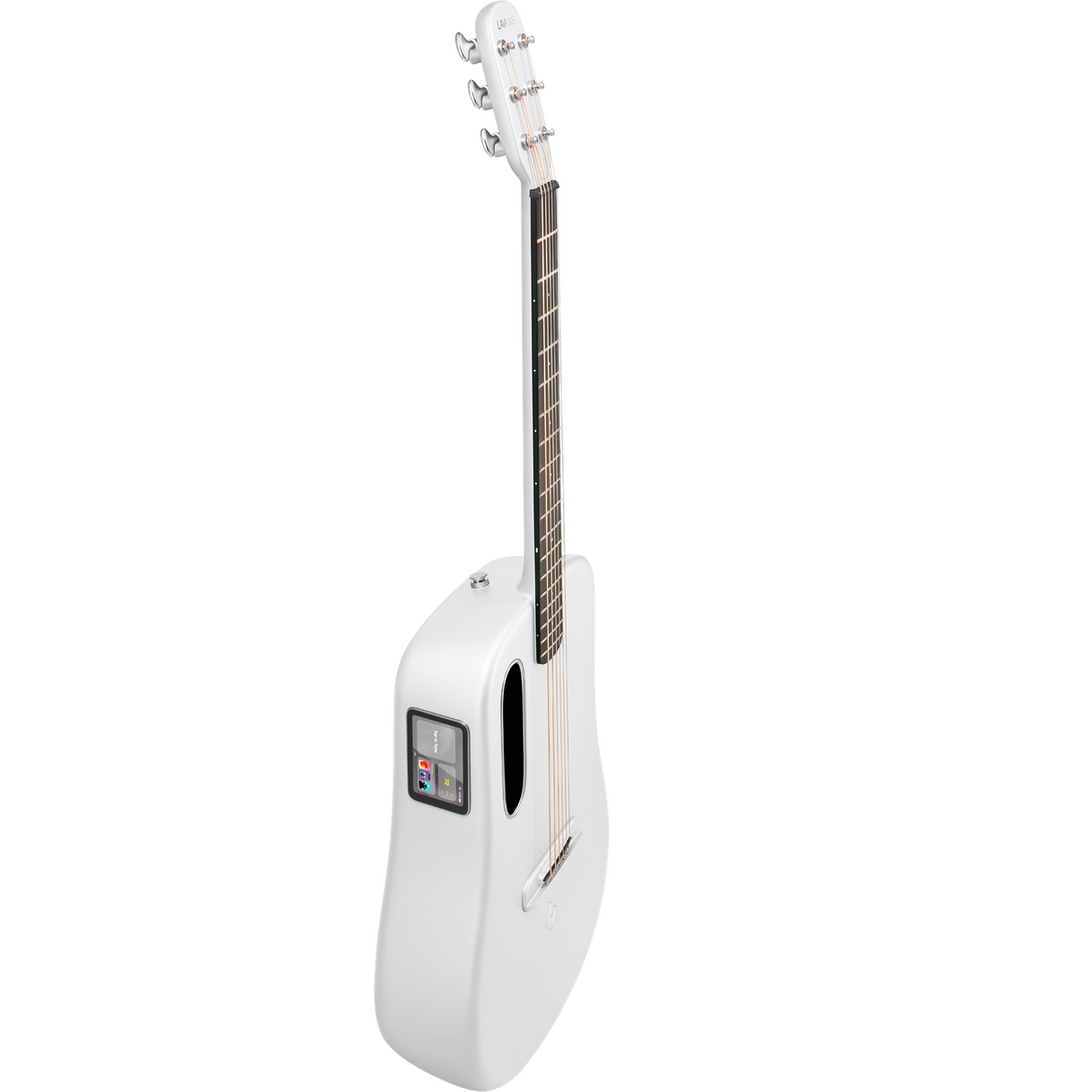 LAVA ME 4 Carbon 36" White – Smart Gitaar met SHARC-processor, FreeBoost™ & Airflow Tas