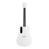 LAVA ME 4 Carbon 36" White – Smart Gitaar met SHARC-processor, FreeBoost™ & Space Bag