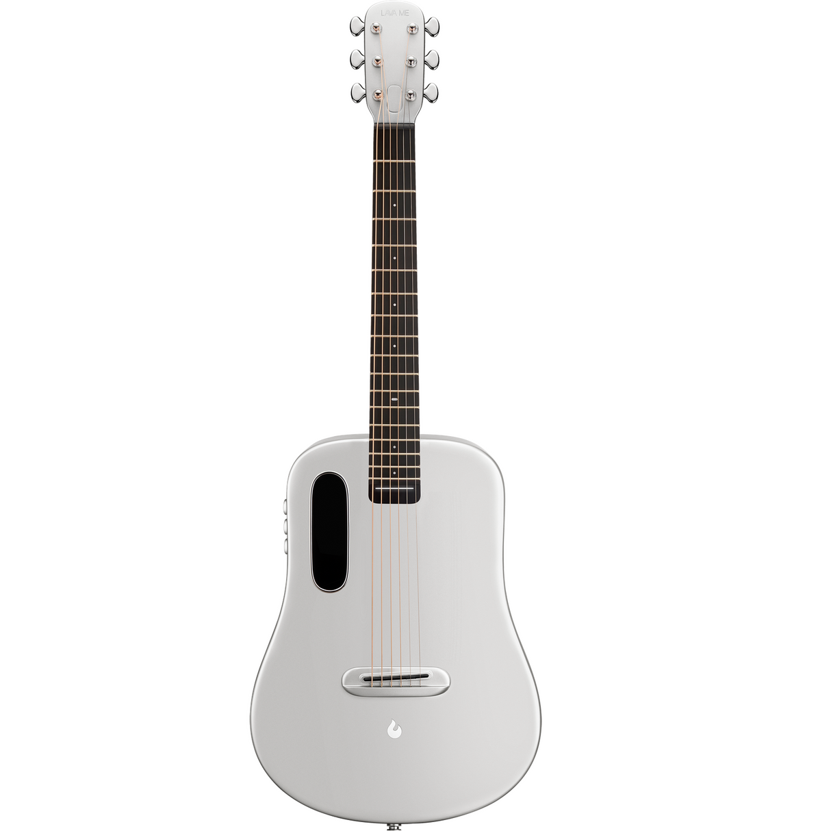 LAVA ME Air Carbon Silver – Smart Gitaar met Airsonic Carbon Fiber & FreeBoost™ Technologie