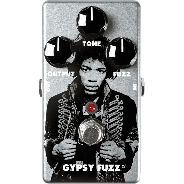 MXR JHM8 Gypsy Fuzz – Jimi Hendrix Signature, Grijs met Toonregeling