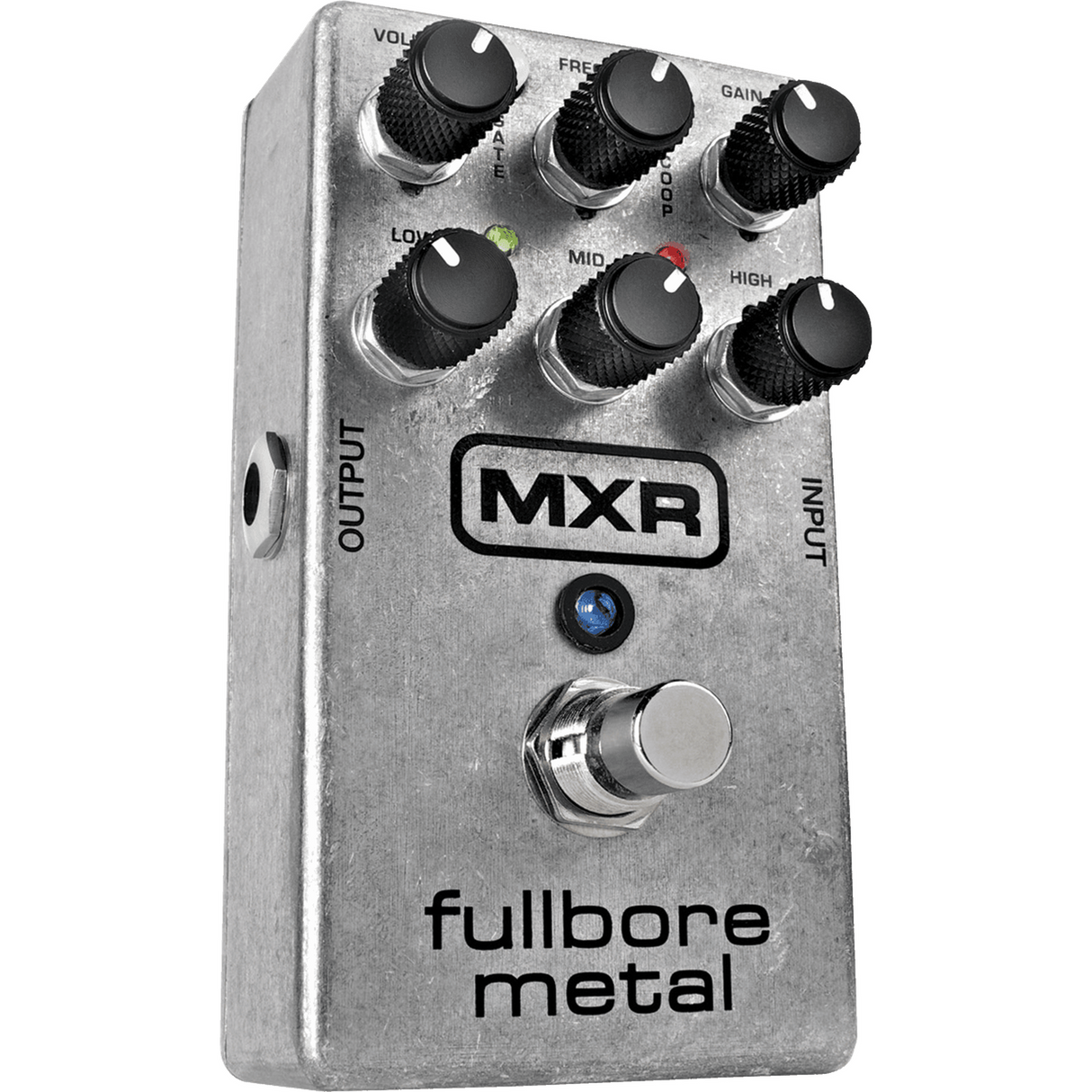 MXR M116 Fullbore Metal – Grijs, High-Gain met 3-Bands EQ