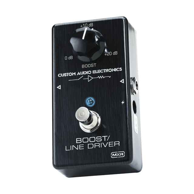 MXR MC401 Boost/Line Driver – Zwart Analoog Pedaal met Toonregeling en True Bypass