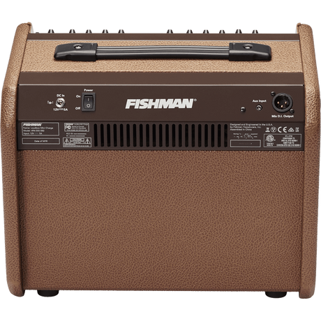 Fishman Loudbox Mini Charge PRO-LBC-500 Akoestische Gitaarversterker - 60W - Oplaadbaar - Bruin
