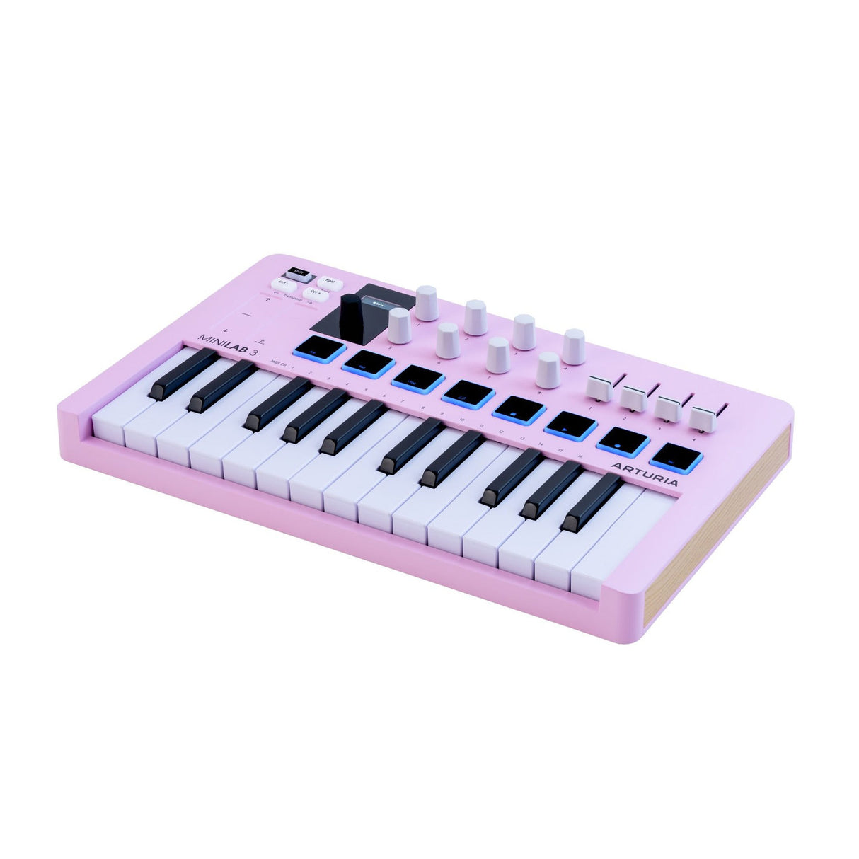 Arturia MiniLab 3 Rose Quartz MIDI controller met 25 toetsen, pads en USB-C