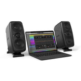 IK Multimedia iLoud Micro Monitor Pro Zwart Stereo Set Actieve 3 Inch Studio Monitors Inclusief ARC Microfoon