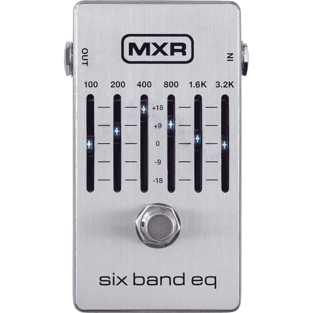 MXR M109S 6 Band EQ – Grijs, Compacte Toonregeling