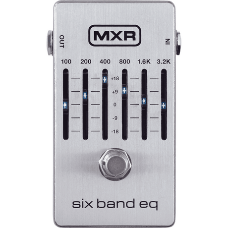 MXR M109S 6 Band EQ – Grijs, Compacte Toonregeling