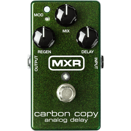 MXR M169 Carbon Copy – Groen, Analoog Delay met Mod-schakelaar