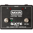 MXR M235FC Footswitch – Zwart, Voor Smart Gate Pro Rack