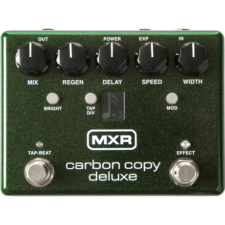 MXR M292 Carbon Copy Deluxe – Groen, Analoog Delay met Tap Tempo en Mod