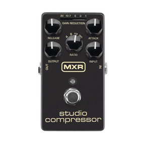 MXR M76 Studio Compressor – Zwart, Analoog met Volledige Regeling
