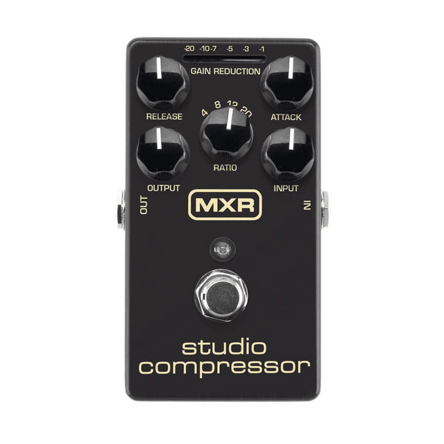 MXR M76 Studio Compressor – Zwart, Analoog met Volledige Regeling