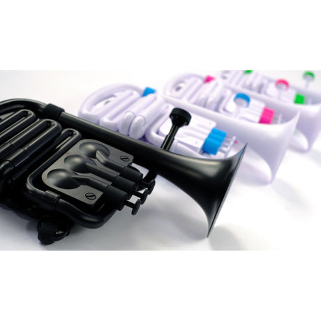 NUVO jHorn zwart kinder blaasinstrument in Bb met draaiventielen black edition