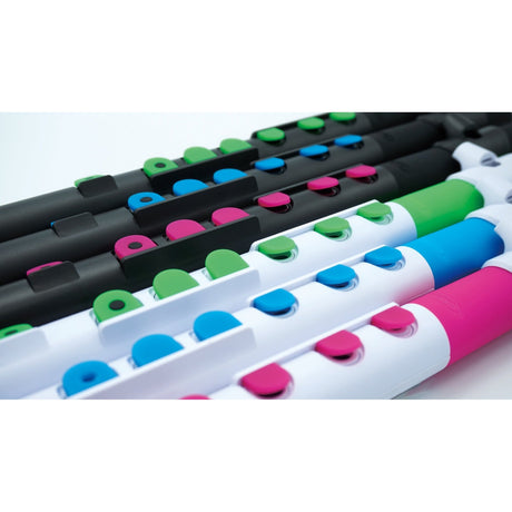 NUVO TooT 2.0 wit-groen kinder dwarsfluit blokfluit alternatief met kleppen en Firstnote