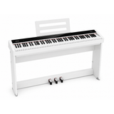 NUX NPK-200 Digital Stage Piano Set wit met NPS-2 standaard, 88 toetsen en kruk