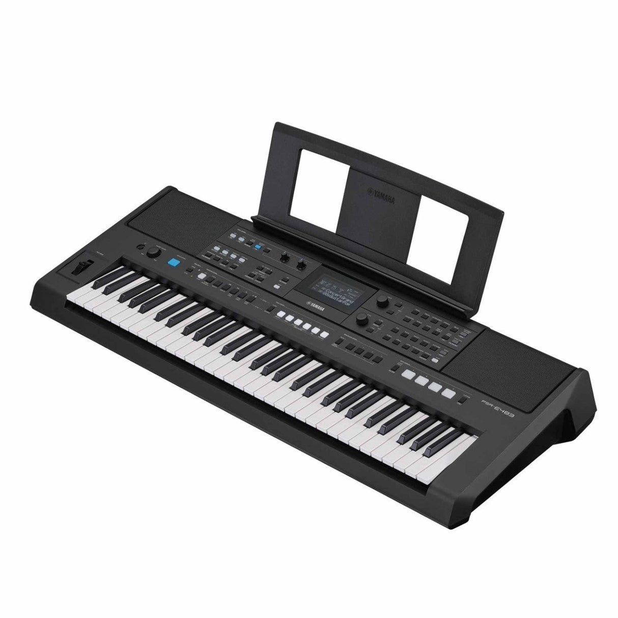 Yamaha PSR-E483 Portable Keyboard met 61 Toetsen, 860 Voices en 345 Styles