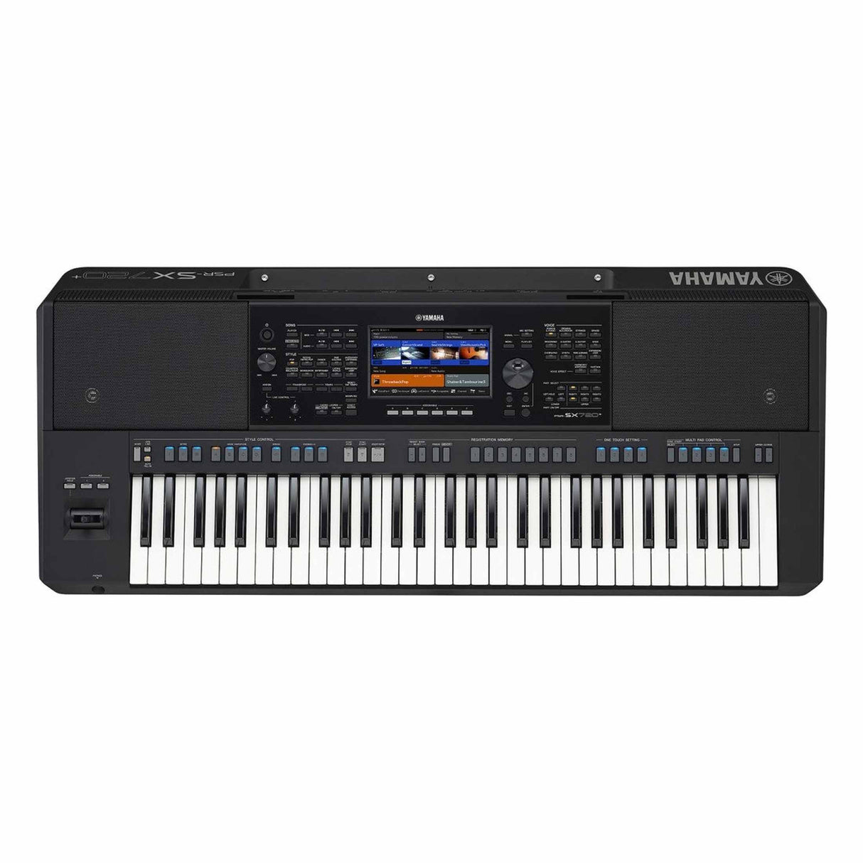 Yamaha PSR-SX720+ Arranger Keyboard met 61 Aanslaggevoelige Toetsen, Touchscreen en Bluetooth