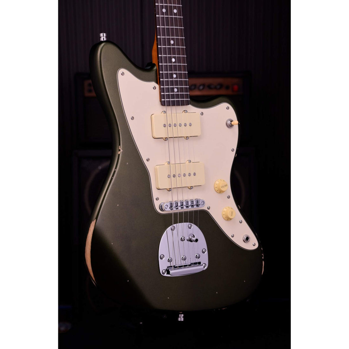 Patina PJ-6 SGR R JM-Style P90 - Sherwood Green Nitro Relic