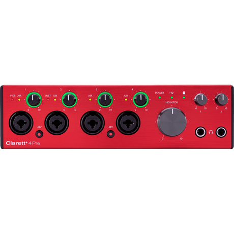 Focusrite Clarett+ 4Pre – Premium Audio Interface