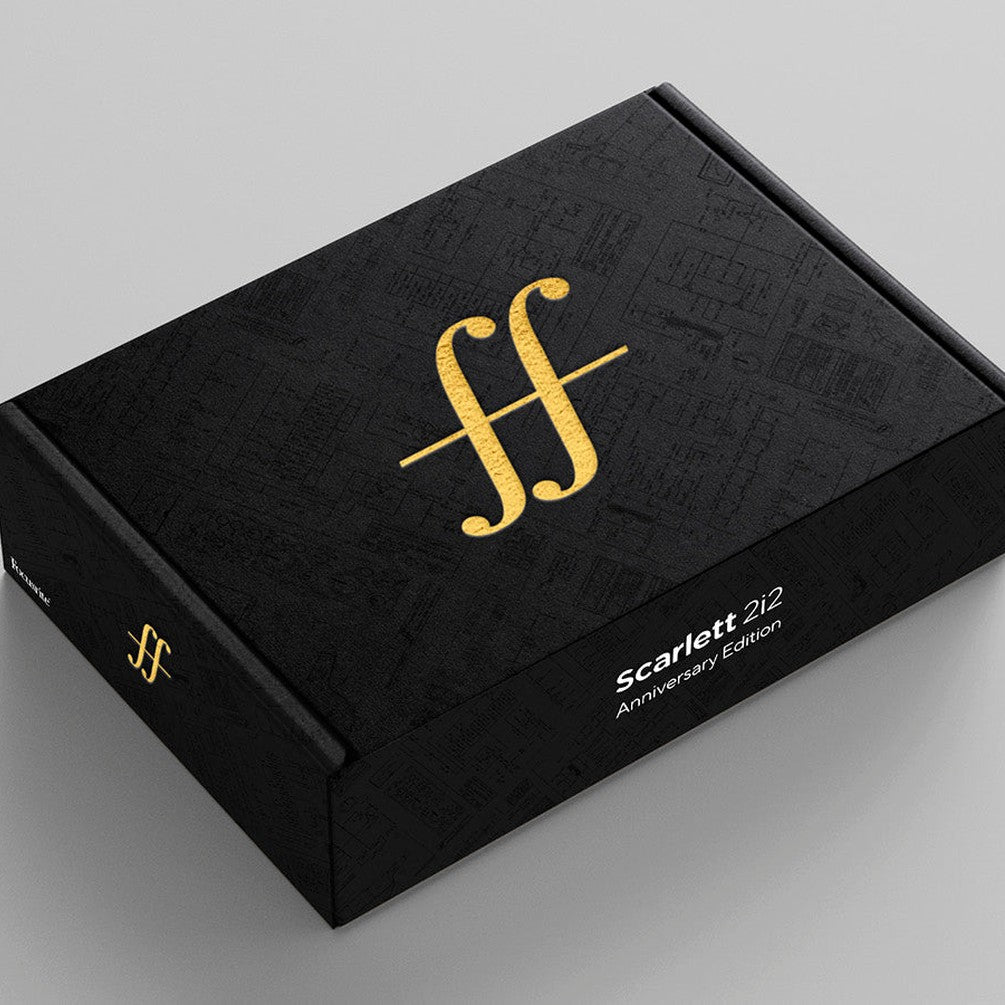 Focusrite Scarlett 2i2 Anniversary Edition Limited Edition Audio Interface Blauw