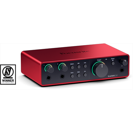 Focusrite Scarlett 2i2 4th Gen – 2-Kanaals USB-C Audio Interface