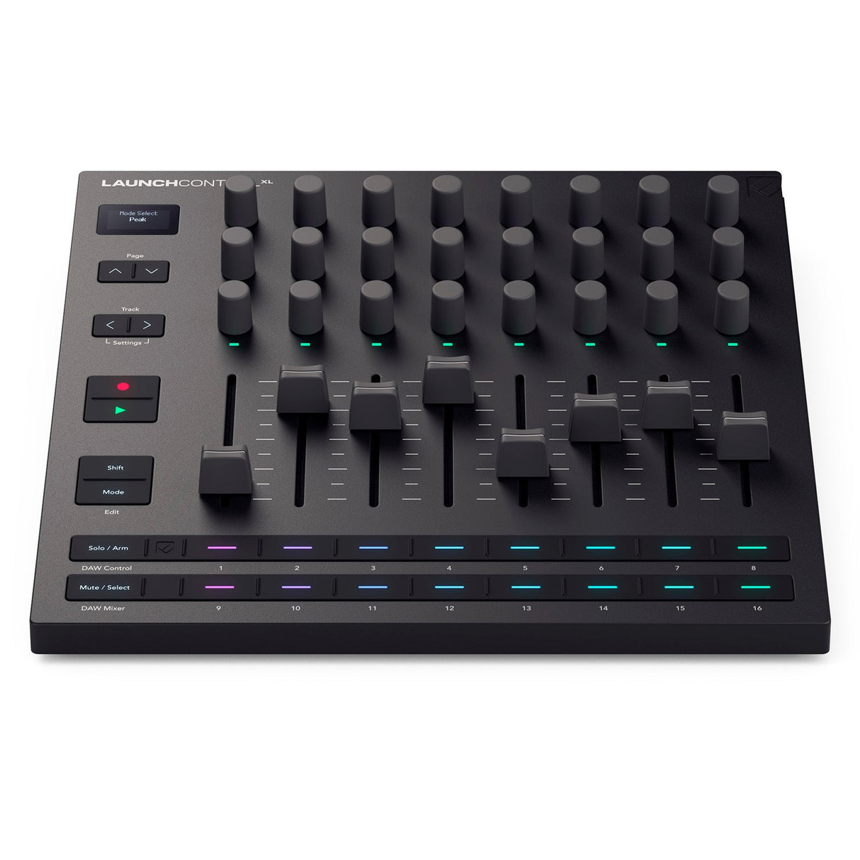 Novation Launch Control XL 3 – USB MIDI Controller met 8 Faders, 24 Encoders en OLED-display