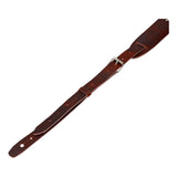 Flight S58 Brown Leather Ukulele Strap EU Handmade with Adjustable Length