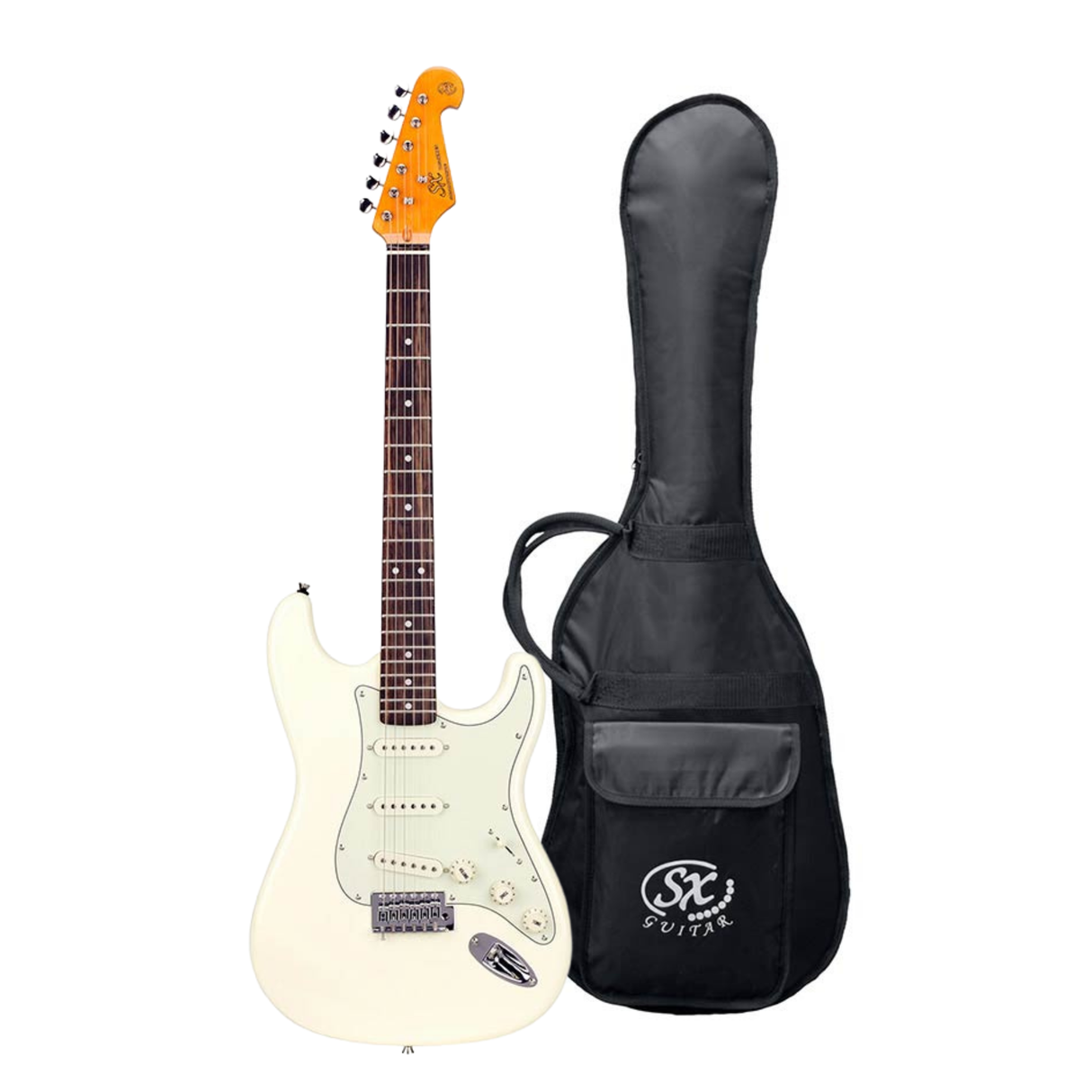 SX SST62-VWH Retro Series Elektrische Gitaar Vintage White