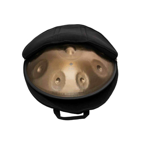 Sela SE 202 Stainless Steel Handpan D Amara 440 Hz goud handgemaakt met gevoerde draagtas