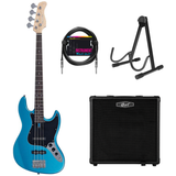 Sire Marcus Miller V1 4/TP V Series 4-snarige Basgitaar Set Tide Pool met 40W Versterker