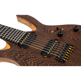 Spira S-1007 PRO 7-snarig, Black Limba body, Villain PRO pickups