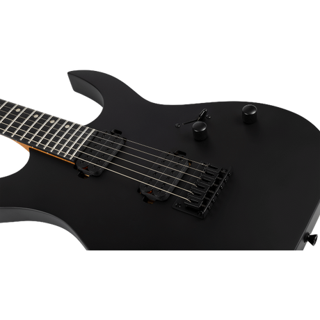 Spira Guitars S-400 MBK Satin Black elektrische gitaar