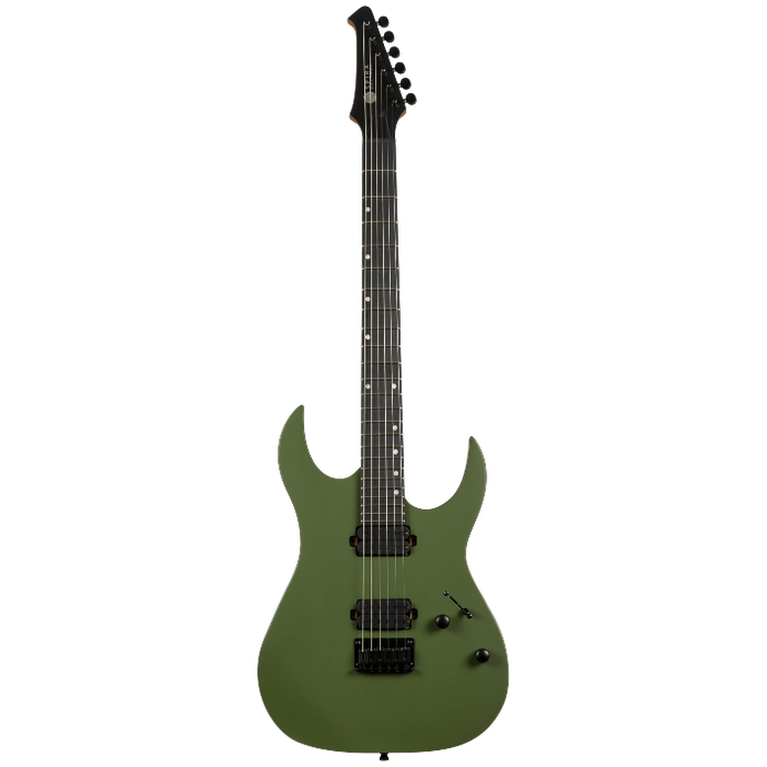 Spira Guitars S-400 MGR Satin Dark Green elektrische gitaar