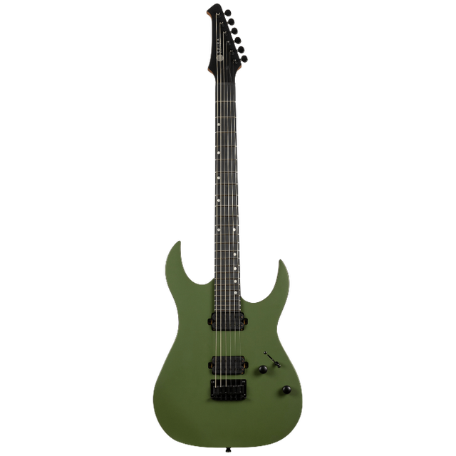 Spira Guitars S-400 MGR Satin Dark Green elektrische gitaar