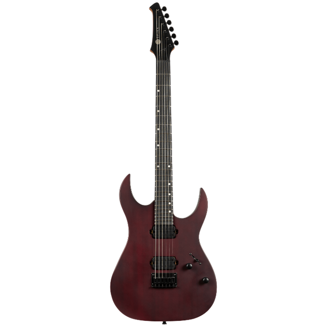 Spira Guitars S-400 MWR Satin Wine red elektrische gitaar