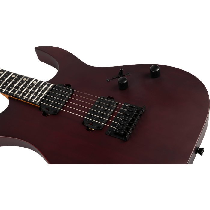 Spira Guitars S-400 MWR Satin Wine red elektrische gitaar