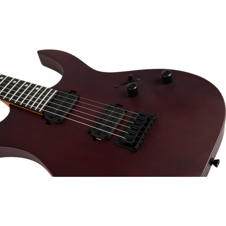 Spira Guitars S-400 MWR Satin Wine red elektrische gitaar