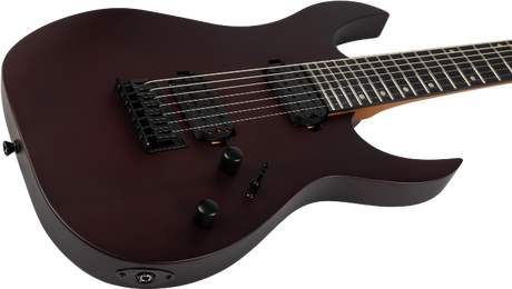 Spira Guitars S-407 MWR Satin Wine red elektrische gitaar