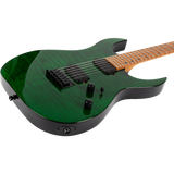 Spira Guitars S-450 TGR Transparent Green elektrische gitaar