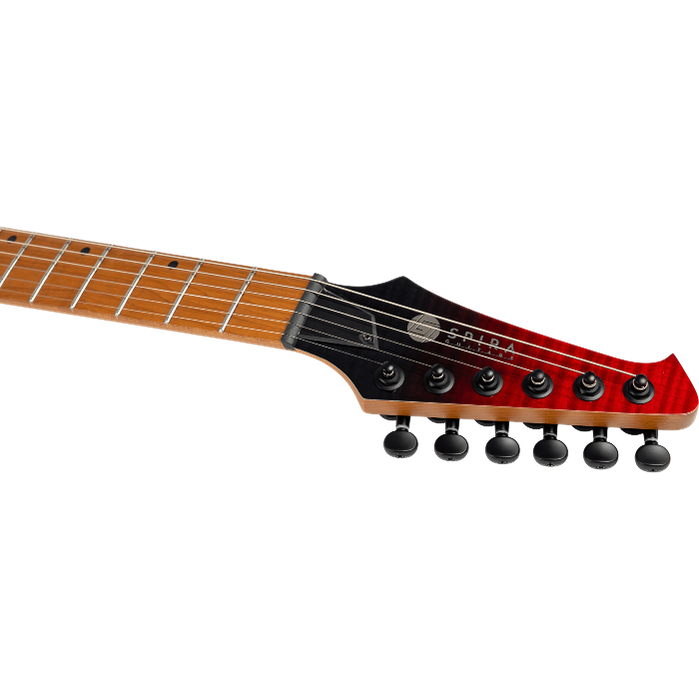 Spira Guitars S-450 TRD Transparent Red elektrische gitaar