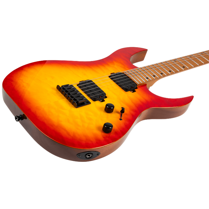 Spira Guitars S-500 QFB Fireburst elektrische gitaar