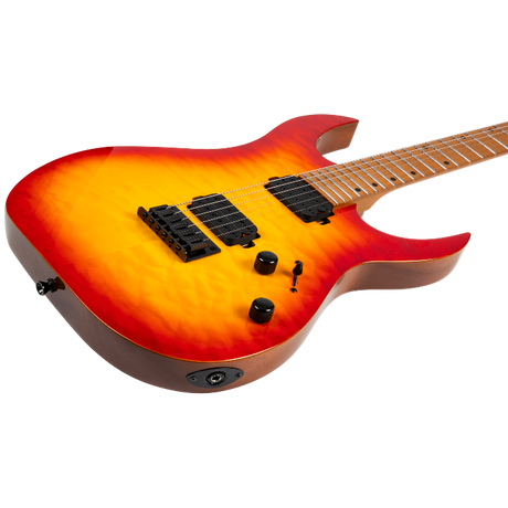 Spira Guitars S-500 QFB Fireburst elektrische gitaar