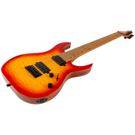 Spira Guitars S-507 QFB Fireburst elektrische gitaar ST model