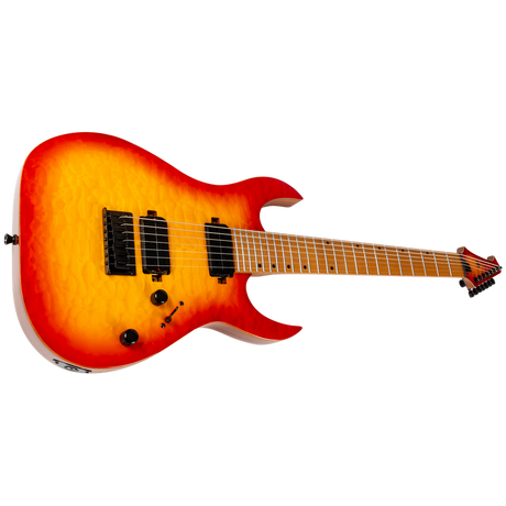 Spira Guitars S-507 QFB Fireburst elektrische gitaar ST model