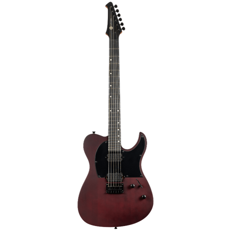 Spira Guitars T-400 MWR Satin Wine red elektrische gitaar